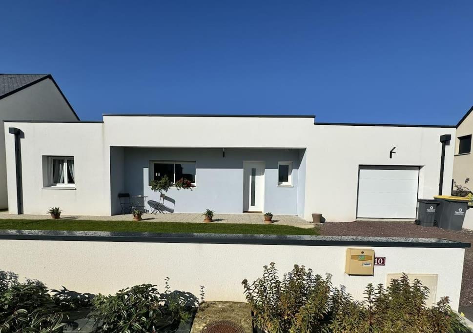 La Maison Bleue - Plain-Pied Proche Plages Et Caen Rosel Exterior foto